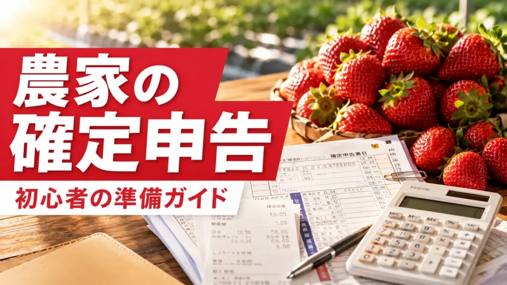 農家の確定申告｜初心者向け準備ガイドのサムネイル
